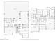 Detailed floor plan outlining the dimensions and spatial relationships of the rooms on both floors of the property at 17724 Daisy Farm Dr, Lutz, FL 33559