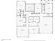 Second floor plan displaying the bedrooms, bathrooms, closets and bonus room layout, plus balcony access at 17724 Daisy Farm Dr, Lutz, FL 33559