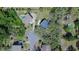 Aerial view of the homes in the neighborhood at 1820 Rumar Ln, Holiday, FL 34691