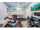 Bright office features natural light, creating an inviting work space in the home at 2143 Edelweiss Loop, Trinity, FL 34655