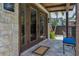 Inviting home entrance with double doors, stone accents, and a cozy welcome mat at 2511 W Morrison Ave, Tampa, FL 33629