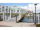 South Dock at Town Shores of Gulfport boasts boat slips, calming water, and community condo views at 2850 59Th S St # 310, Gulfport, FL 33707