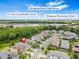 Aerial view showing the home's location in proximity to nearby schools and neighborhood at 30410 Ceasar Park Dr, Wesley Chapel, FL 33543
