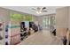 Bonus room with large windows and a sliding glass door to the outside at 3547 Odom Dr, New Port Richey, FL 34652