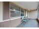 Covered porch with seating area perfect for relaxing outdoors at 3547 Odom Dr, New Port Richey, FL 34652