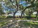 View of community with lush landscaping and trees at 37229 Lois Ave, Zephyrhills, FL 33542