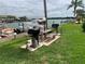 This outdoor grill area offers a space for grilling and picnics at 51 Island Way # 309, Clearwater Beach, FL 33767