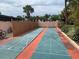 Community shuffleboard court, providing a fun and engaging recreational activity for residents to enjoy outdoors at 51 Island Way # 309, Clearwater Beach, FL 33767