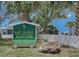 Sign for the Gulf Harbors Beach Club, showcasing the private beach access and amenities at 5529 White Marlin Ct, New Port Richey, FL 34652