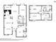 Detailed floor plan showcasing the layout of the first and second floors, including bedrooms, kitchen, and living areas at 6212 N Grady Ave, Tampa, FL 33614