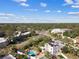 A captivating aerial shot of the property, highlighting its pool and neighborhood at 1020 38Th N Ave, St Petersburg, FL 33704
