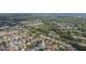 Scenic aerial view of neighborhood with pools and lush green trees in a sunny neighborhood at 12204 Coldstream Ln, Tampa, FL 33626