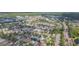Beautiful aerial view of a neighborhood with lush trees and community pool at 12204 Coldstream Ln, Tampa, FL 33626