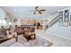 Spacious open-concept living room flowing into the kitchen at 13111 Bahia Grass Ln, Riverview, FL 33579