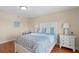 Bright bedroom featuring a cozy bed, bedside tables and lamps at 13440 Gulf Blvd # 202, Madeira Beach, FL 33708