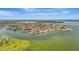 Stunning aerial view of a waterfront neighborhood with picturesque homes and serene waterways at 1901 Kansas Ne Ave, St Petersburg, FL 33703