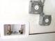 Laundry hookups featuring dryer and washing machine connections at 2447 Ecuadorian Way # 11, Clearwater, FL 33763