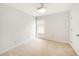 Neutral bedroom featuring new carpet and single window at 2542 Glenrise Pl, Wesley Chapel, FL 33544