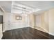 Dining area showcasing custom built-in cabinetry, a decorative mirror, and recessed ceiling lighting at 3211 W Swann Ave # 605, Tampa, FL 33609