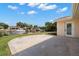 Spacious patio area overlooking the waterfront at 3932 Shore Acres Ne Blvd, St Petersburg, FL 33703
