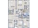 Detailed second-floor floor plan showcasing the owner's suite, bedrooms, and laundry room at 3952 Aldea Way, Wesley Chapel, FL 33543
