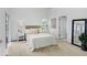 Main bedroom with high ceiling and view to pond at 4921 Wessex Way, Land O Lakes, FL 34639