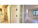 Hallway providing access to the bathroom and the living room at 6825 Hammock Rd, Port Richey, FL 34668