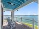 Comfortable patio with amazing view of a beautiful bay, and stylish patio seating at 11000 8Th E St, Treasure Island, FL 33706