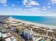Breathtaking aerial view of the beach and city during the day at 11500 Gulf Blvd # 513, Treasure Island, FL 33706