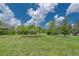 Well maintained lawn with lush green grass and tropical landscaping around the property's perimeter at 14610 Mondavi Ct, Tampa, FL 33626