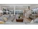 Bright, open concept living room flows to dining and stairs, with lake views from large windows at 1834 Daiquiri Ln, Lutz, FL 33549