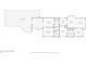 Floor plan depicting the layout of the house, including bedrooms, living spaces, and a detached garage at 212 W Powhatan Ave, Tampa, FL 33604