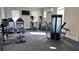 Well-equipped fitness center with treadmills, elliptical machines, and weight training equipment, promoting a healthy lifestyle at 2247 Midnight Pearl Dr, Sarasota, FL 34240