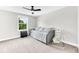 Minimalist bedroom design featuring daybed and window at 3602 W Iowa Ave, Tampa, FL 33611
