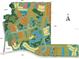 Aerial community view with winding streets, green spaces, and serene ponds at 4286 Cairoli Ct, Wesley Chapel, FL 33543