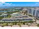 Beautiful aerial view of Harbour Place featuring community amenities and water views at 501 Knights Run Ave # 5103, Tampa, FL 33602