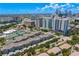Gorgeous aerial view of Harbour Place, featuring lush landscaping and scenic waterfront views at 501 Knights Run Ave # 5103, Tampa, FL 33602