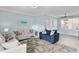View from the living room of a bar and kitchen separated by an archway at 501 Knights Run Ave # 5103, Tampa, FL 33602