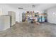 Large garage featuring lots of storage, shelving, and access to the kitchen at 5010 109Th N Way, St Petersburg, FL 33708