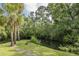 Lush greenery and towering palm trees surround a peaceful canal behind this property at 5332 Riverwalk Preserve Dr, New Port Richey, FL 34653