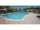 Tranquil community pool featuring clear blue water, ample lounge chairs, and a relaxing atmosphere at 5646 Sunset Falls Dr, Apollo Beach, FL 33572