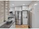 Updated kitchen includes stainless steel appliances and in-unit laundry at 607 S Albany Ave # 1, Tampa, FL 33606