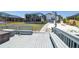 Spacious waterfront backyard with a boat dock, providing endless opportunities for relaxation and recreation at 6322 Cocoa Ln, Apollo Beach, FL 33572