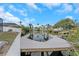 Boat lift on canal behind home at 6508 Senegal Palm Way, Apollo Beach, FL 33572
