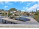 Boat lift on canal behind home at 6508 Senegal Palm Way, Apollo Beach, FL 33572