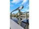 Modern boat lift on canal in backyard at 6508 Senegal Palm Way, Apollo Beach, FL 33572