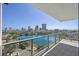Beautiful balcony view of a lake surrounded by a thriving city at 777 3Rd N Ave # 905, St Petersburg, FL 33701