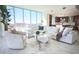 Bright living room with large windows and stylish modern decor at 777 3Rd N Ave # 905, St Petersburg, FL 33701