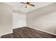 Bedroom featuring a closet with bifold doors, neutral colors, and a ceiling fan at 8630 Cattail Dr # 8630, Temple Terrace, FL 33637
