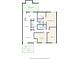 Detailed floor plan illustrating layout of rooms, including a screened porch, patio, and primary bedroom at 8630 Cattail Dr # 8630, Temple Terrace, FL 33637